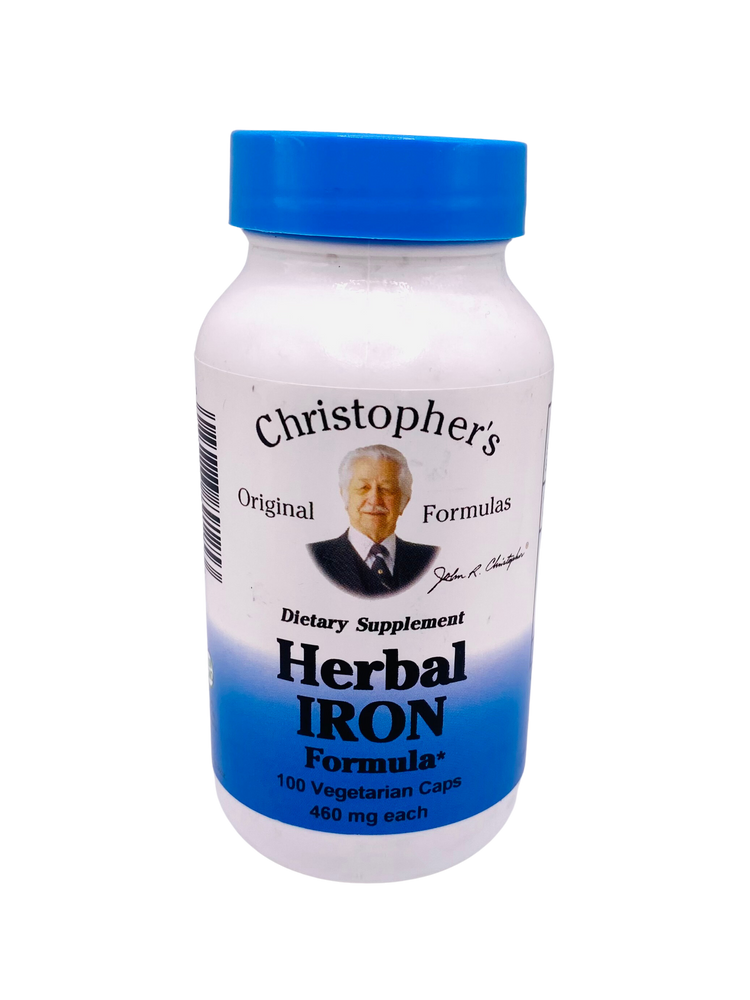 Dr. Christopher's Herbal Iron (100 Caps)
