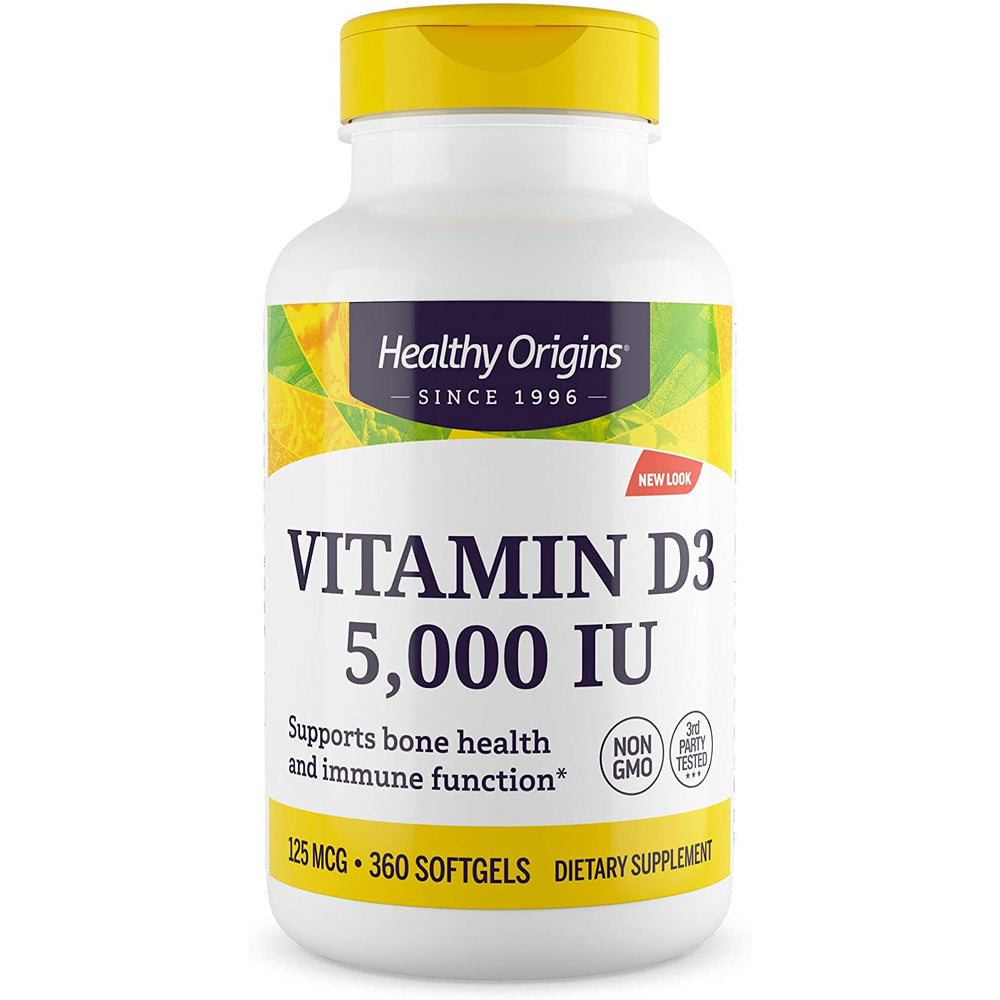Vitamin D3 5,000 IU (360 softgels)