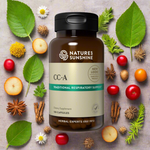 Our CC-A herbal formula provides key nutrients for a healthy circulatory, immune and respiratory system.