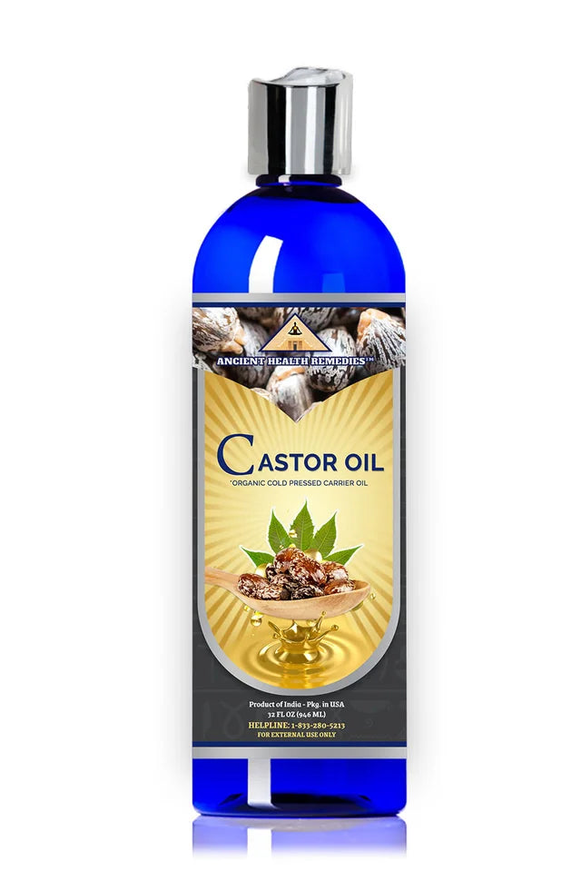 Castor Oil Quart (32 oz) (Blue Bottle)