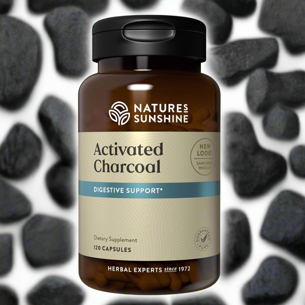 Charcoal capsules absorb and rid the body of harmful toxins and support your body's cleansing efforts.