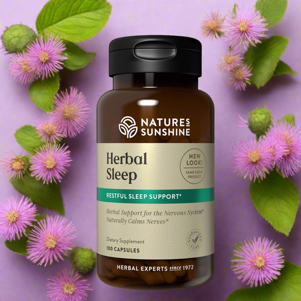 Herbal Sleep promotes proper nervous system function by supporting restful sleep and providing soothing and calming properties.