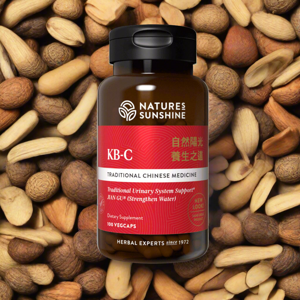 This unique formula contains specially selected Chinese herbs that strengthen the urinary and structural systems. KB-C nourishes the kidneys and may help to strengthen the bones.