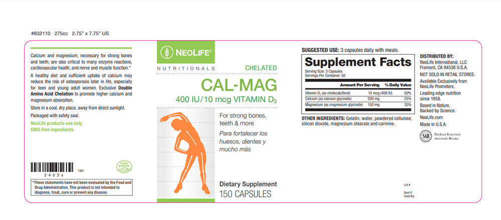 Cal-Mag, Capsules