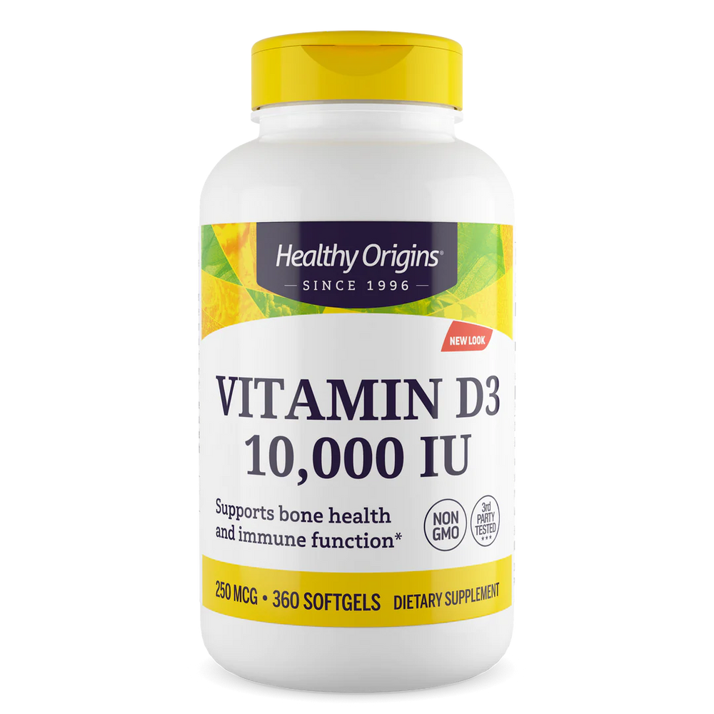 Vitamin D3 10,000 IU (360 softgels)
