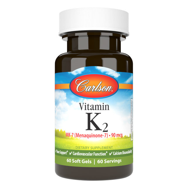 Vitamin K2 MK-7 90 MCG (60 Soft Gels)