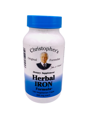 Dr. Christopher's Herbal Iron (100 Caps)
