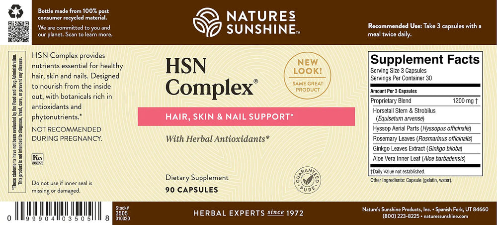 HSN Complex (90 Caps) Natria
