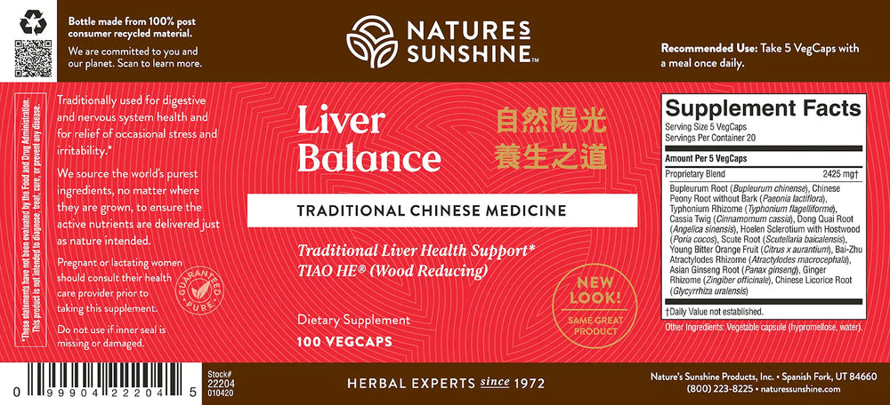 Liver Balance, Chinese(100 caps)