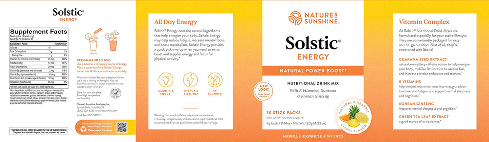 Solstic Energy (30 Packets)