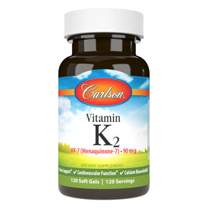 
                
                    Load image into Gallery viewer, Vitamin K2 MK-7 90mcg (120 softgels)
                
            