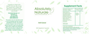 Anti-Cancer is a compound of herbs/roots that may reduce your chance of contracting cancer. Each ingredient is hand-selected to work together to fight specific functions and help contain free radicals in the body to prevent precursor stressors.