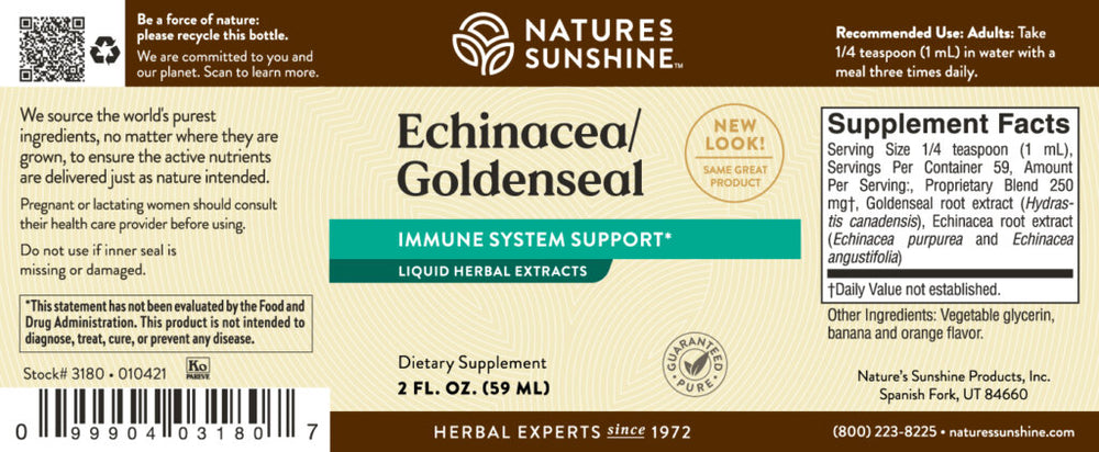 
                
                    Load image into Gallery viewer, Echinacea/Golden Seal (2 fl. oz.)
                
            