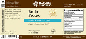
                
                    Load image into Gallery viewer, Brain Protex w/Huperzine A supports the overall health of the brain. It facilitates circulation to and within the brain, which may offer subsequent benefits. It may also help slow the breakdown of the important neurotransmitter acetylcholine.
                
            