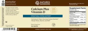 Calcium Plus Vitamin D by Nature’s Sunshine is a formula that provides nutritional support to the bones, ligaments, skin, and tendons. Calcium Plus Vitamin D provides a group of ingredients that work in synergy for maximum effectiveness. For example, calcium is important for muscle contractions. Phosphorus works with B vitamins to maintain the right balance of fluid in the body, while vitamin D helps calcium work properly.