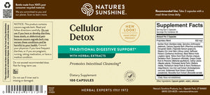 Nature's Sunshine All Cell Detox is a supplement that contains 17 different herbs. These herbs are chosen to support the eliminative and digestive functions of the body.
