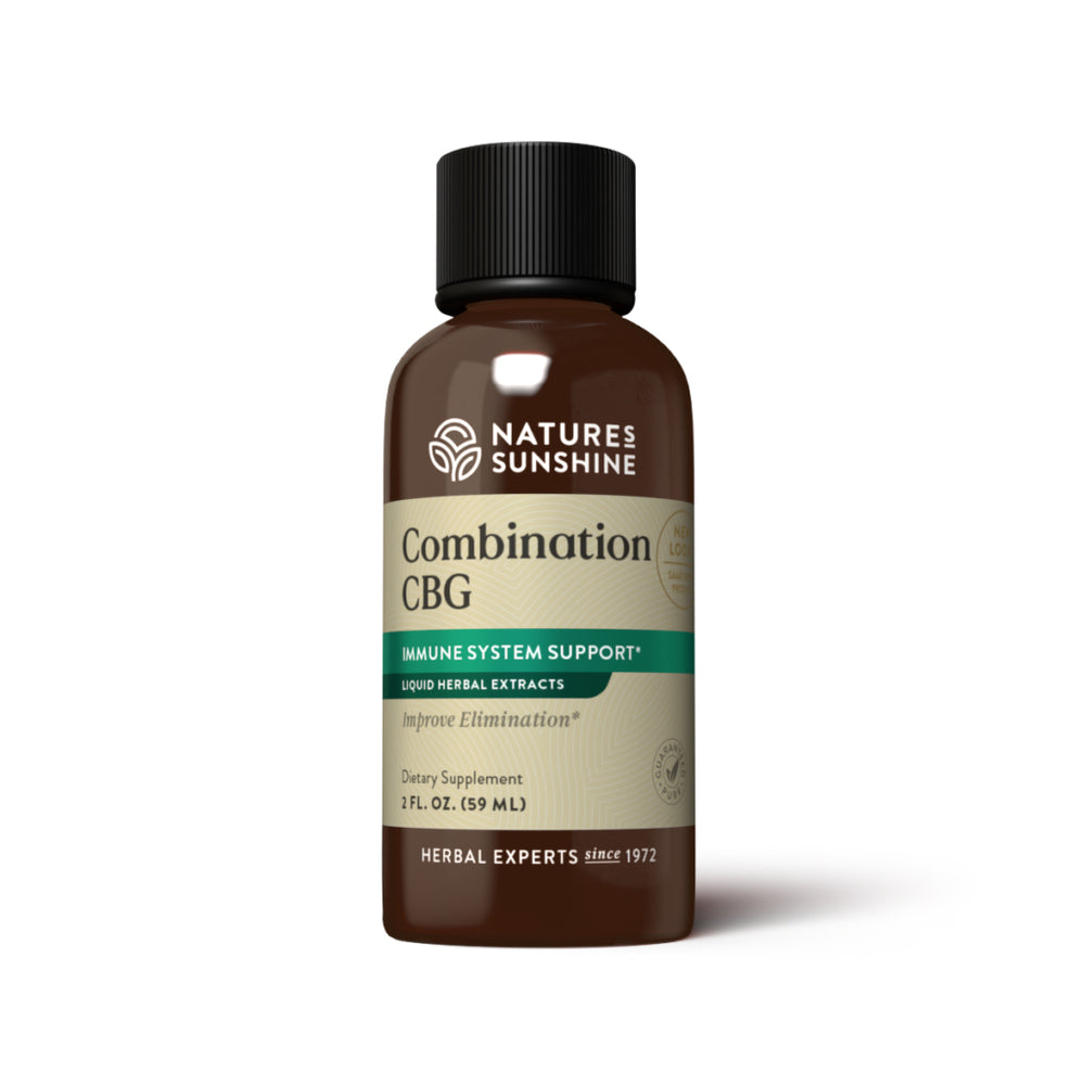 Nature’s Sunshine CBG Extract is a special formula that nourishes the immune system. In a process called the spagyric process, the raw herbs included in the formula are soaked in natural solution before the plant fiber is removed and reduced to ash.The liquid and ash are later combined into CBG extract, along with alcohol which preserves the active ingredients.