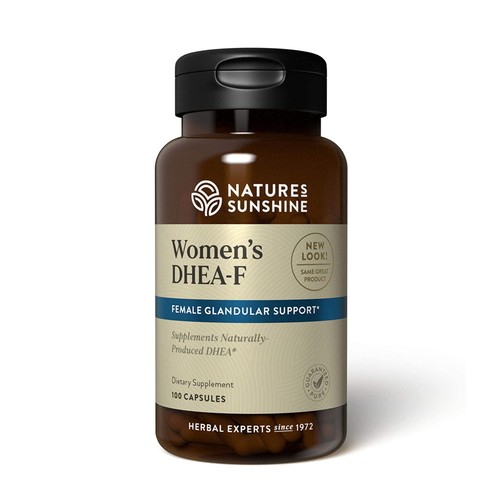 Our DHEA-F formula (for women) supports energy, sleep, joint function, metabolism, mental function, and more. Its unique herbal base nourishes the female glandular system.