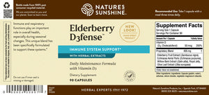 
                
                    Load image into Gallery viewer, Elderberry D3fense features elderberry extract, vitamin D, and echinacea for powerful immune system support.
                
            