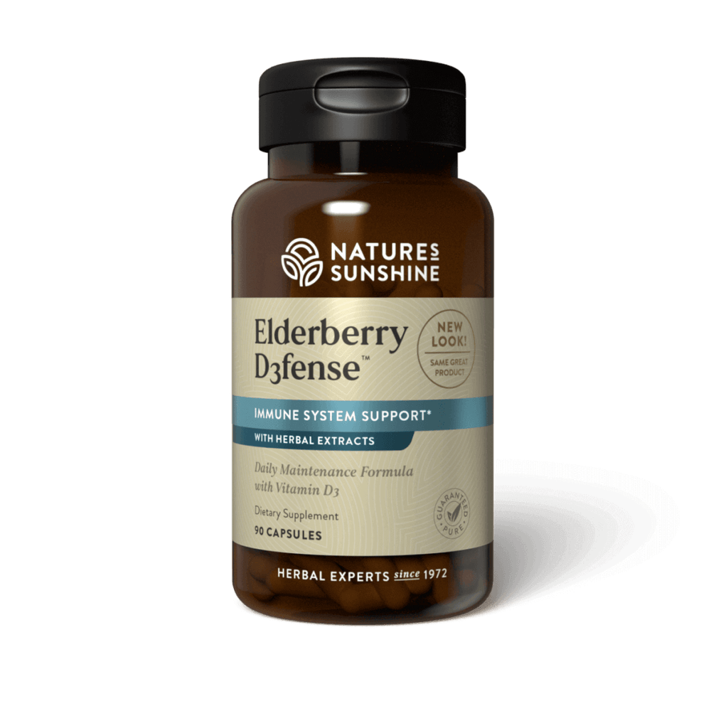 Elderberry D3fense features elderberry extract, vitamin D, and echinacea for powerful immune system support.