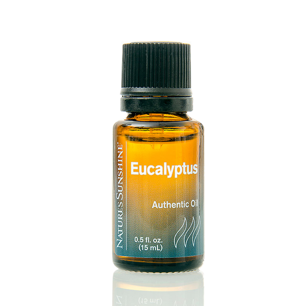 
                
                    Load image into Gallery viewer, Cool and refreshing, the invigorating scent of Eucalyptus Essential Oil stimulates both body and mind. It may be useful during the changing seasons to promote immunity.
                
            
