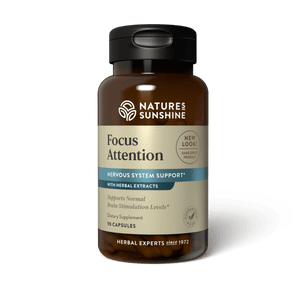 Focus Attention provides nutrients that help maintain normal brain-stimulation levels while supporting blood circulation and neurotransmitter levels in the brain.