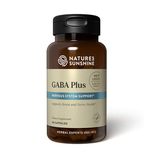 
                
                    Load image into Gallery viewer, Find a greater sense of relaxation and peace naturally as you support brain health and nervous system function with GABA Plus.
                
            