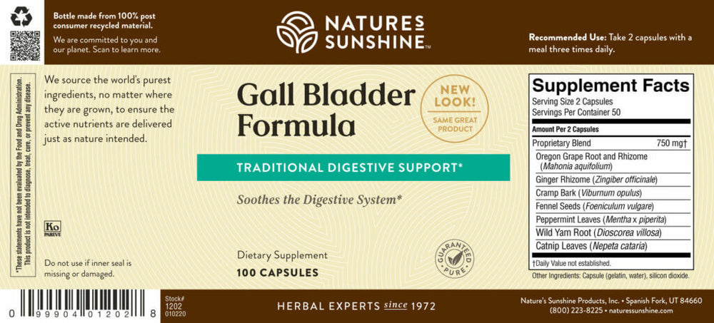 
                
                    Load image into Gallery viewer, Gall Bladder Formula soothes and supports the digestive system, liver and gallbladder.
                
            