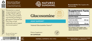 Glucosamine aids the body in building and maintaining cartilage and is especially helpful for the joints.