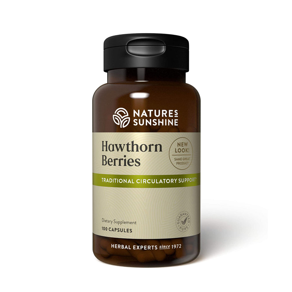 Hawthorn Berries help enhance heart muscle function and provide circulatory system support.