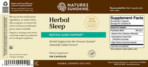 
                
                    Load image into Gallery viewer, Herbal Sleep promotes proper nervous system function by supporting restful sleep and providing soothing and calming properties.
                
            