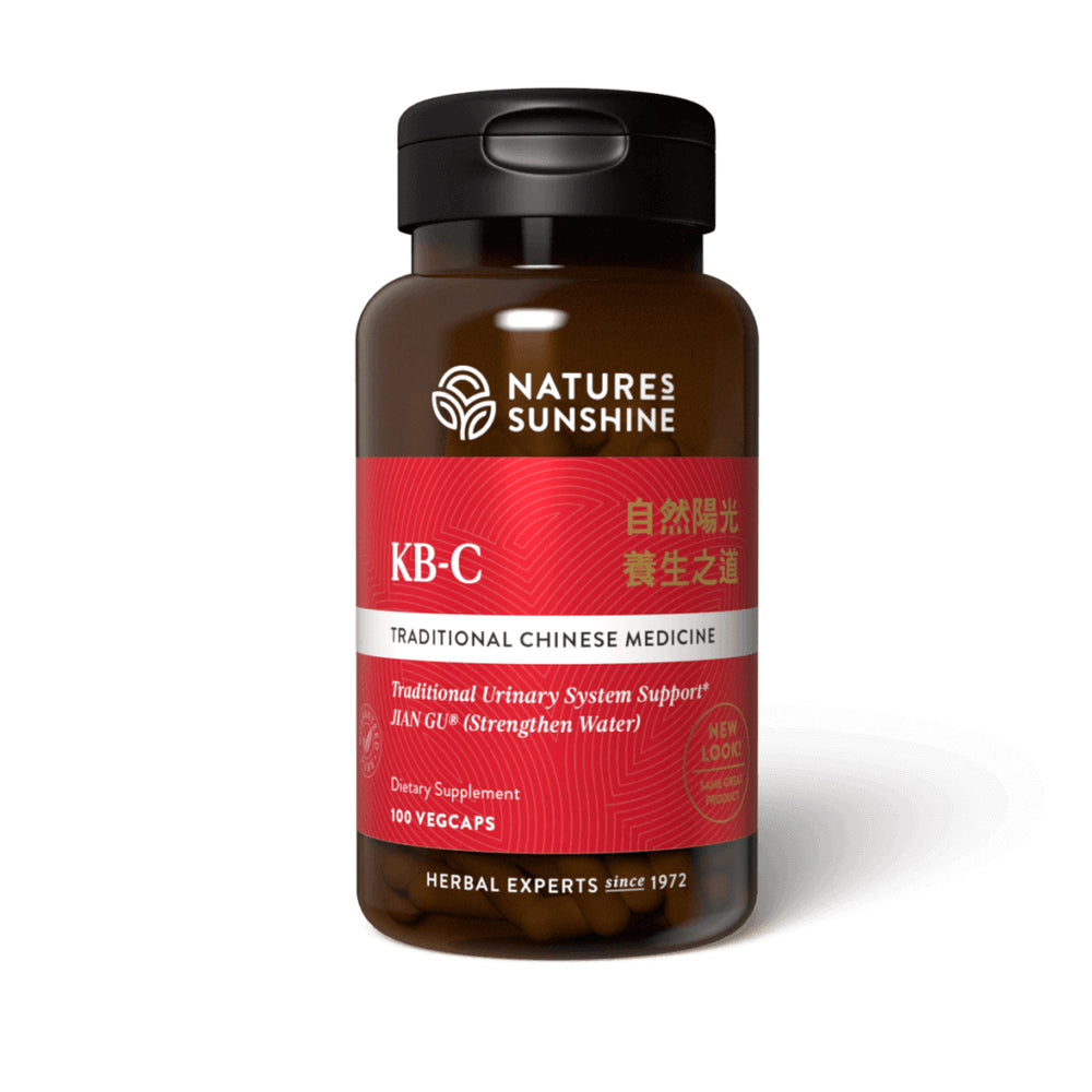 This unique formula contains specially selected Chinese herbs that strengthen the urinary and structural systems. KB-C nourishes the kidneys and may help to strengthen the bones.