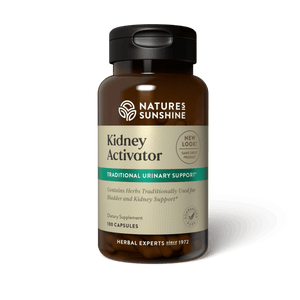 Kidney Activator supports bladder and kidney health. It encourages proper water balance in body tissues and may help prevent stone formation.