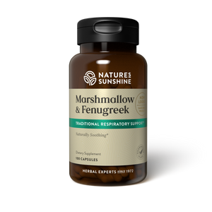 This herbal combination nutritionally supports the respiratory system, specifically strengthening mucous membranes.