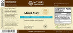 Mind-Max Supports brain function, memory and concentration.