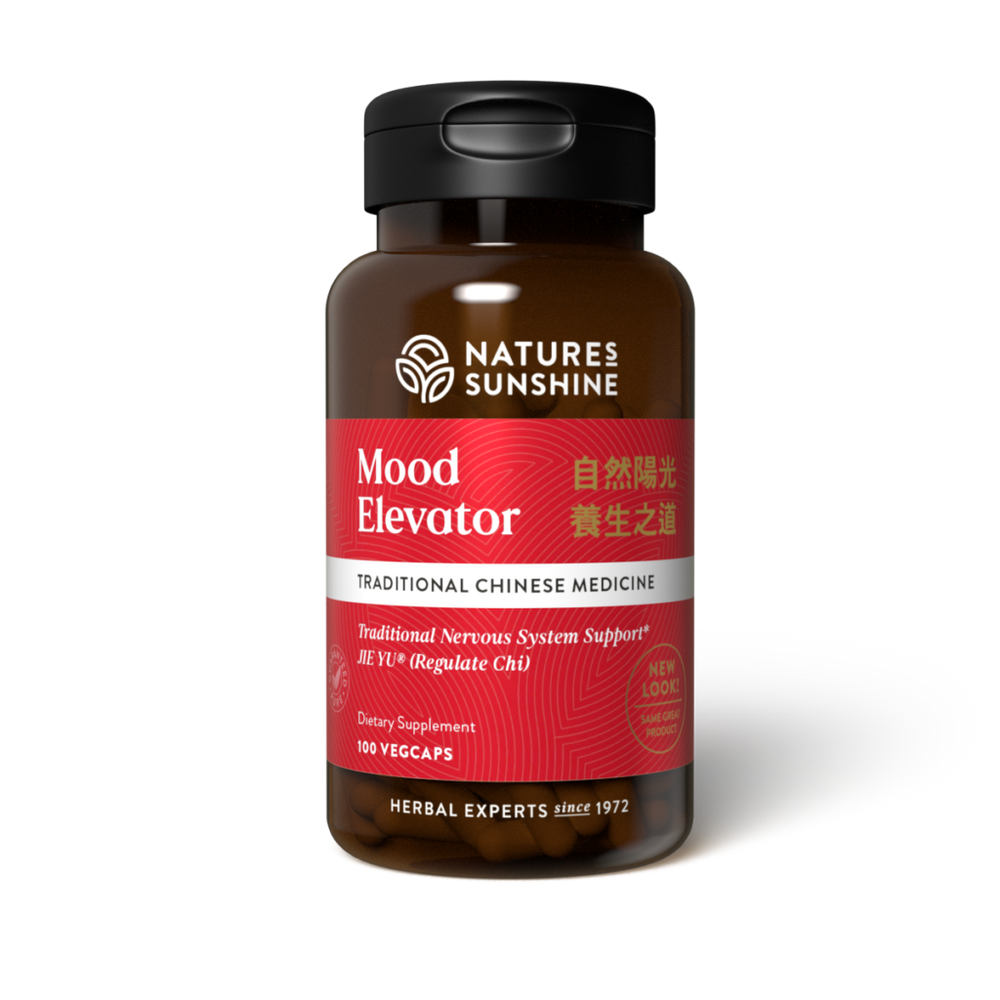 
                
                    Load image into Gallery viewer, Mood Elevator combines 17 Chinese herbs that support the liver and promote an overall sense of well-being.
                
            