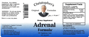 
                
                    Load image into Gallery viewer, Dr. Christopher&amp;#39;s Adrenal Formula  (100 Capsules)
                
            