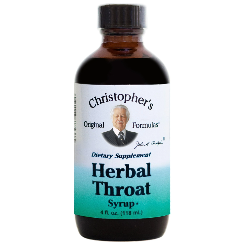 Dr. Christopher's Herbal Throat Syrup 4 oz