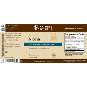 
                
                    Load image into Gallery viewer, Niacin (250 mg) 90 tabs
                
            