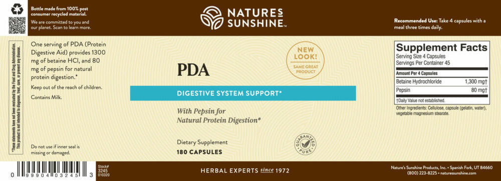 
                
                    Load image into Gallery viewer, PDA Combination supports gastric health as it helps with the digestion of proteins.
                
            