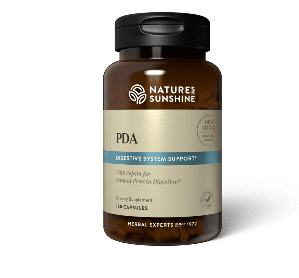 PDA Combination supports gastric health as it helps with the digestion of proteins.