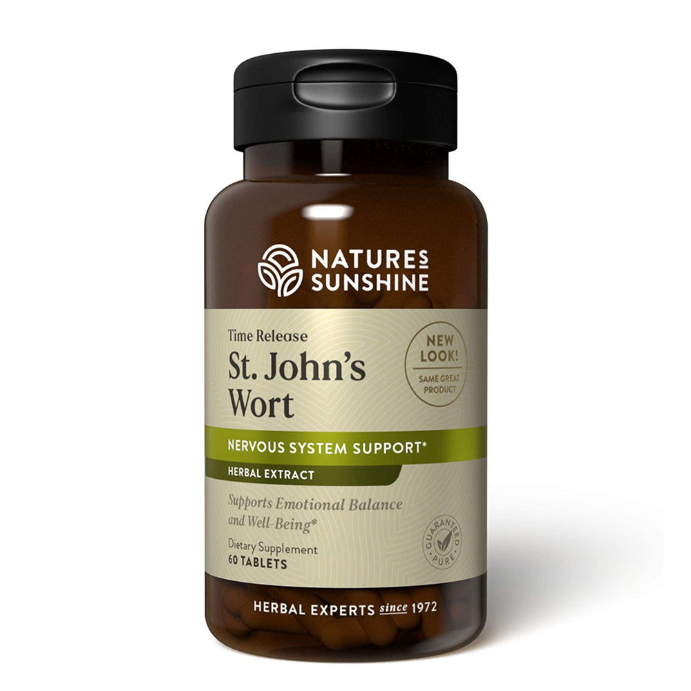 Our time-release St. John's Wort formula supports mood and improves feelings of well-being and self-worth all day long.