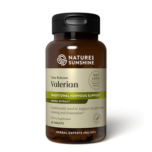 Time-Release Valerian Root offers a steady release of valerian for better sleep support.