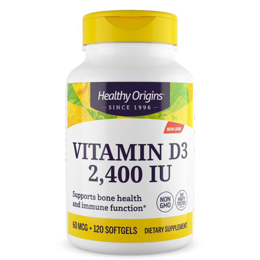Vitamin D3 2,400 IU (120 Softgels)