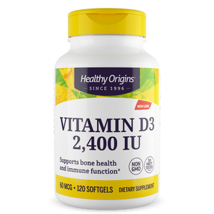 
                
                    Load image into Gallery viewer, Healthy Origins Vitamin D3 1000 is a key nutrient manufactured in a highly absorbable liquid softgel form. 
                
            