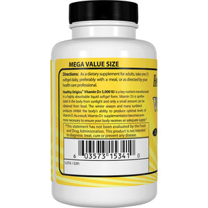 Vitamin D3 5,000 IU (540 Softgels)