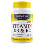 Vitamin D3 & Vitamin K2 (180 softgels)