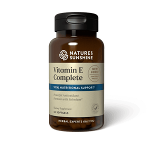 Vitamin E Complete with Selenium supports circulation and protects against free radicals. Our complete formula provides more benefits than products that contain only alpha-tocopherol. 